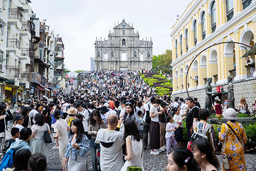 五一黃金周 逾85萬旅客訪澳